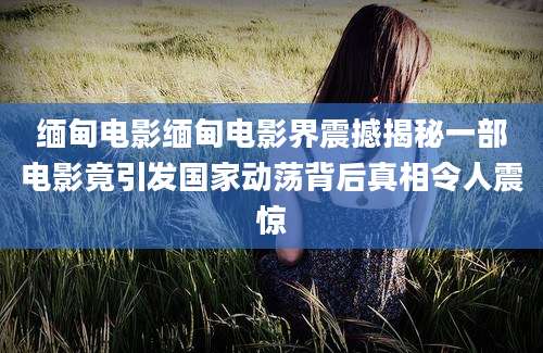 缅甸电影缅甸电影界震撼揭秘一部电影竟引发国家动荡背后真相令人震惊