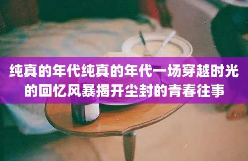 纯真的年代纯真的年代一场穿越时光的回忆风暴揭开尘封的青春往事