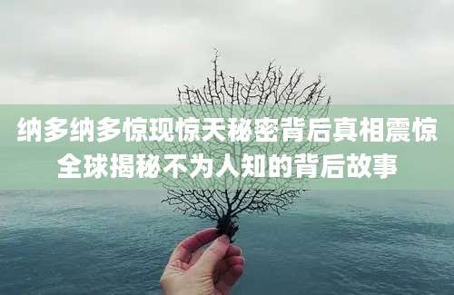 纳多纳多惊现惊天秘密背后真相震惊全球揭秘不为人知的背后故事