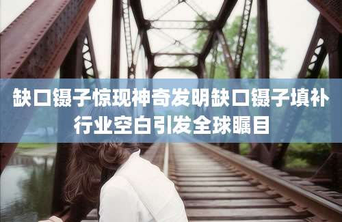 缺口镊子惊现神奇发明缺口镊子填补行业空白引发全球瞩目