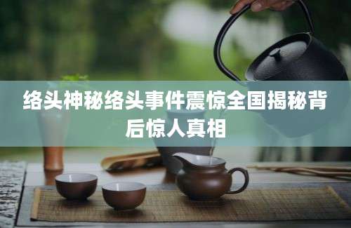 络头神秘络头事件震惊全国揭秘背后惊人真相