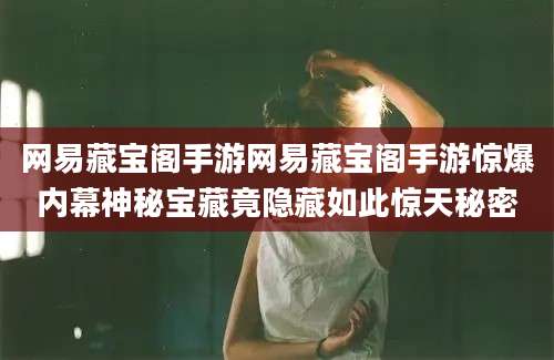 网易藏宝阁手游网易藏宝阁手游惊爆内幕神秘宝藏竟隐藏如此惊天秘密