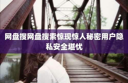网盘搜网盘搜索惊现惊人秘密用户隐私安全堪忧