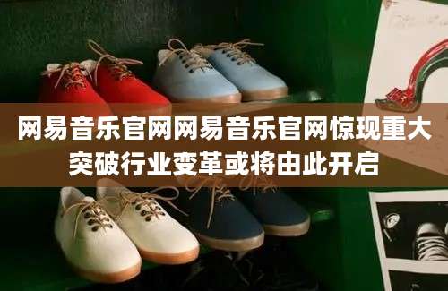 网易音乐官网网易音乐官网惊现重大突破行业变革或将由此开启