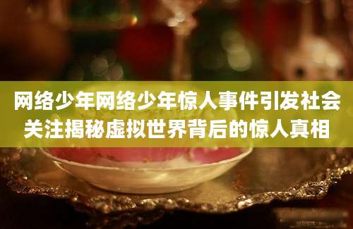 网络少年网络少年惊人事件引发社会关注揭秘虚拟世界背后的惊人真相