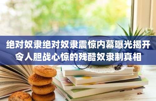 绝对奴隶绝对奴隶震惊内幕曝光揭开令人胆战心惊的残酷奴隶制真相