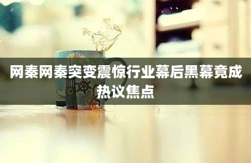 网秦网秦突变震惊行业幕后黑幕竟成热议焦点