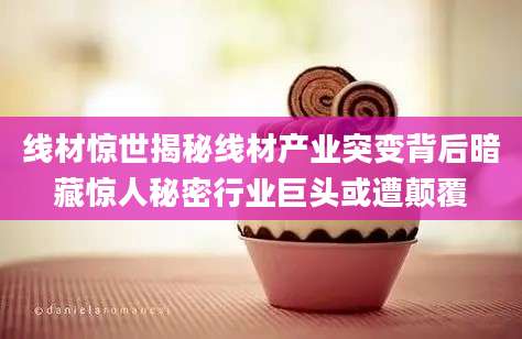 线材惊世揭秘线材产业突变背后暗藏惊人秘密行业巨头或遭颠覆