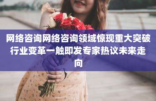 网络咨询网络咨询领域惊现重大突破行业变革一触即发专家热议未来走向