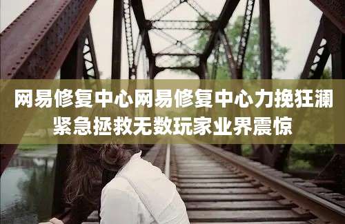 网易修复中心网易修复中心力挽狂澜紧急拯救无数玩家业界震惊