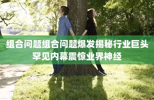 组合问题组合问题爆发揭秘行业巨头罕见内幕震惊业界神经