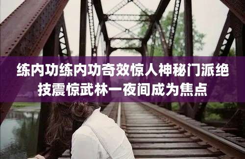 练内功练内功奇效惊人神秘门派绝技震惊武林一夜间成为焦点