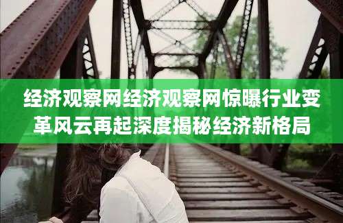 经济观察网经济观察网惊曝行业变革风云再起深度揭秘经济新格局