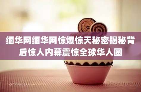 缅华网缅华网惊爆惊天秘密揭秘背后惊人内幕震惊全球华人圈