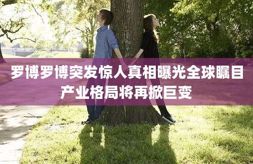 罗博罗博突发惊人真相曝光全球瞩目产业格局将再掀巨变
