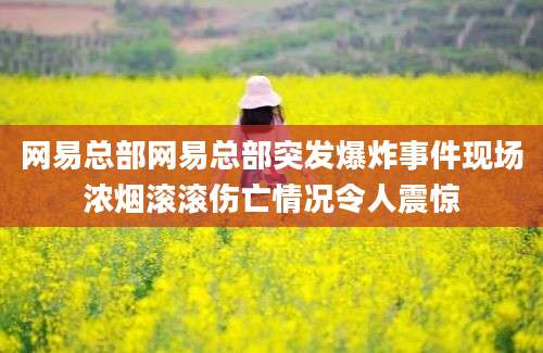 网易总部网易总部突发爆炸事件现场浓烟滚滚伤亡情况令人震惊