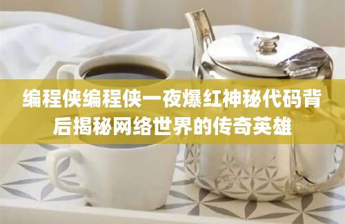编程侠编程侠一夜爆红神秘代码背后揭秘网络世界的传奇英雄