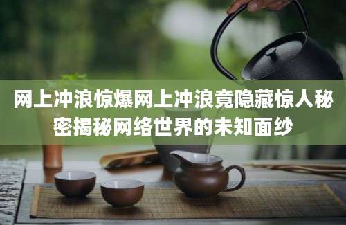 网上冲浪惊爆网上冲浪竟隐藏惊人秘密揭秘网络世界的未知面纱