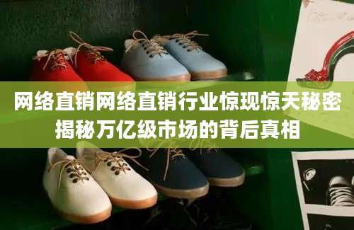 网络直销网络直销行业惊现惊天秘密揭秘万亿级市场的背后真相