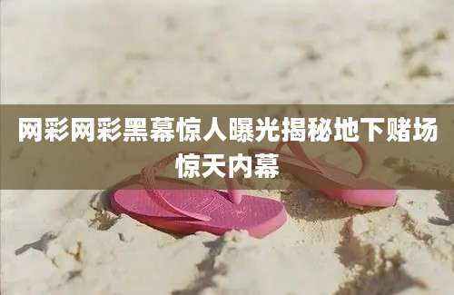 网彩网彩黑幕惊人曝光揭秘地下赌场惊天内幕