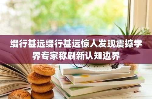 缀行甚远缀行甚远惊人发现震撼学界专家称刷新认知边界