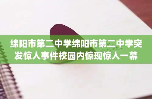 绵阳市第二中学绵阳市第二中学突发惊人事件校园内惊现惊人一幕